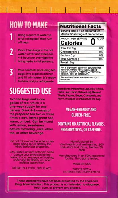 Detox Tea Packs